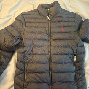 Kids Navy Puffer Jacket